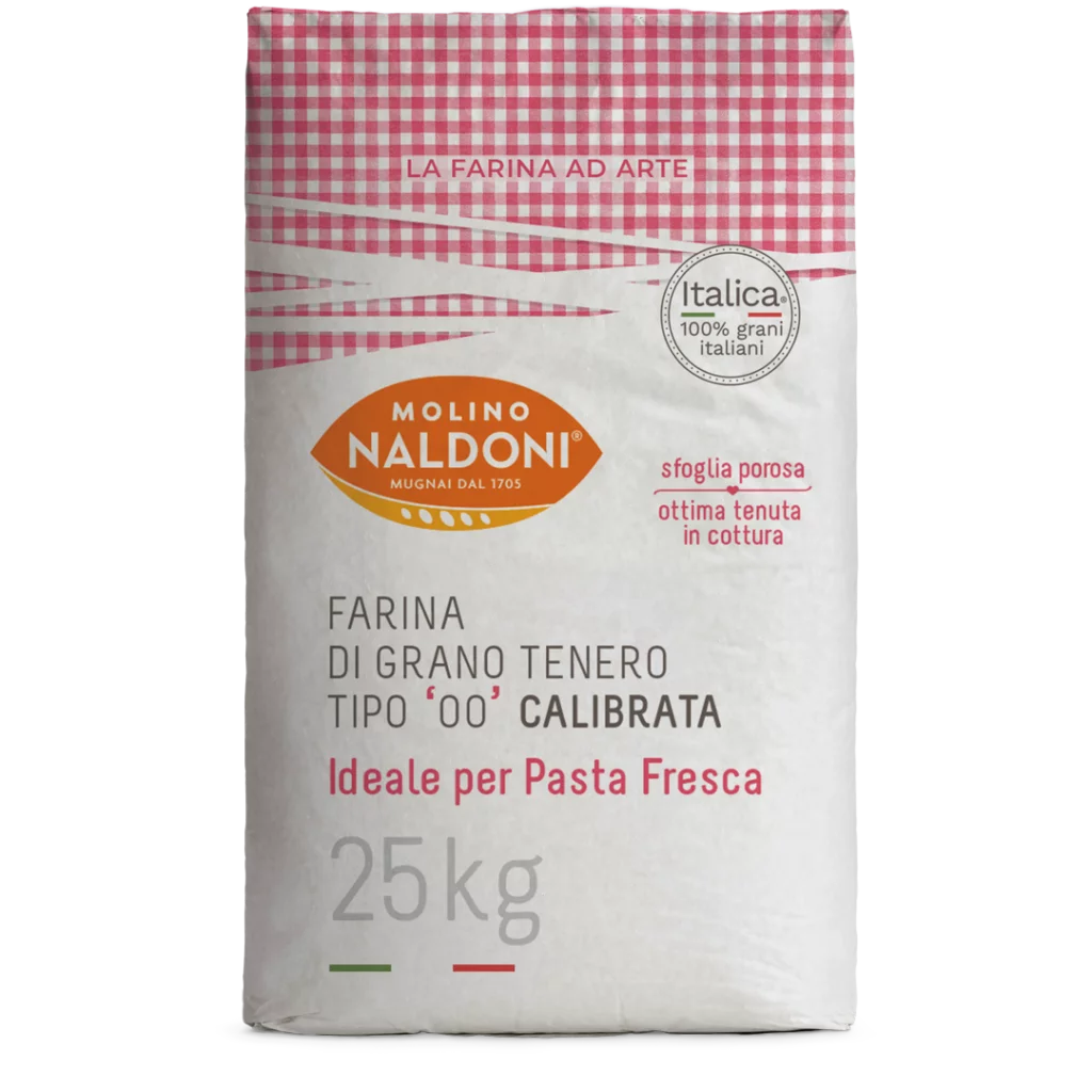 Molino Naldoni Calibrata Ideal for Fresh Pasta Type ‘00’ - 25kg