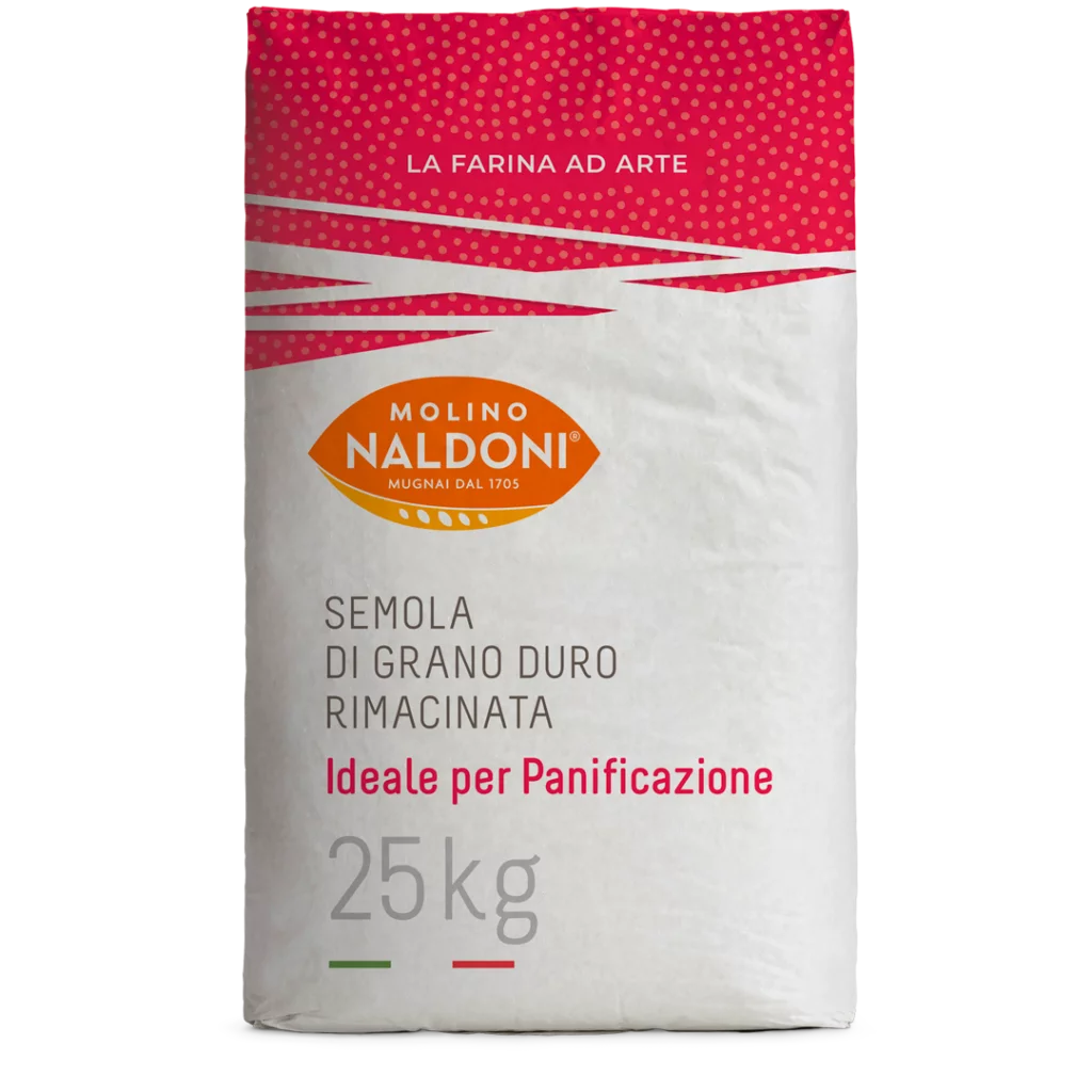 Molino Naldoni Semola Rimacianata Di Grano Duro - 25kg