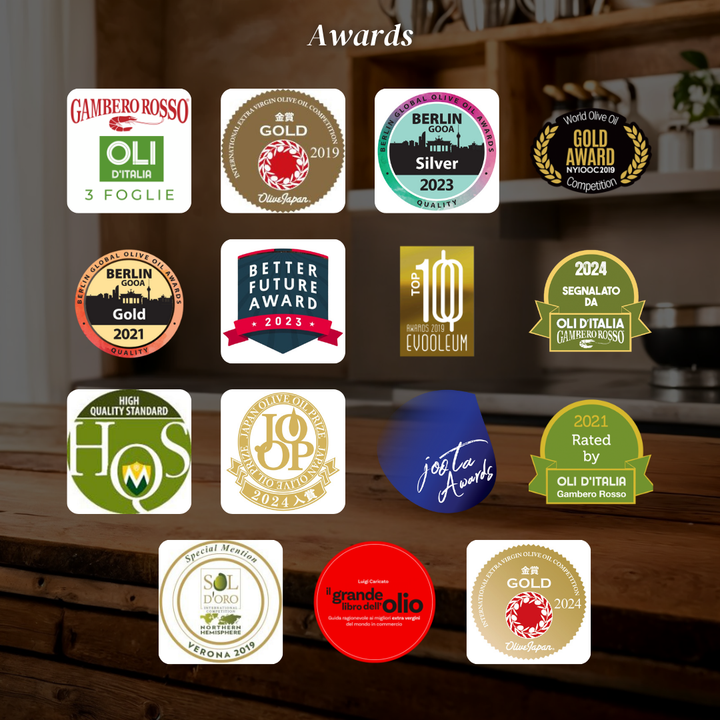 Paparella Extra Virgin Olive Oil Awards