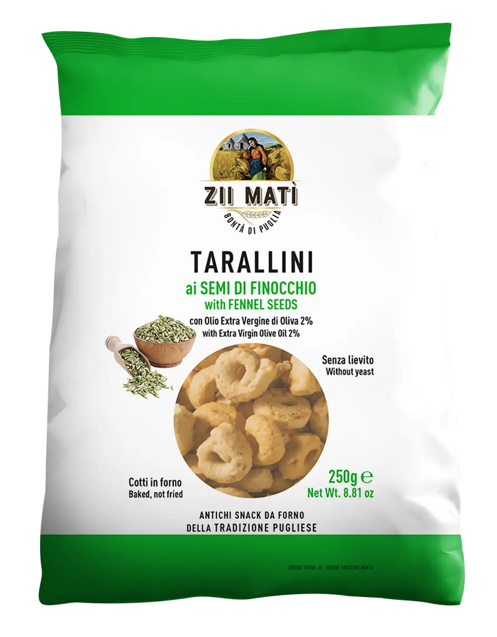 Tarallini with Fennel Seeds - (18x250g)