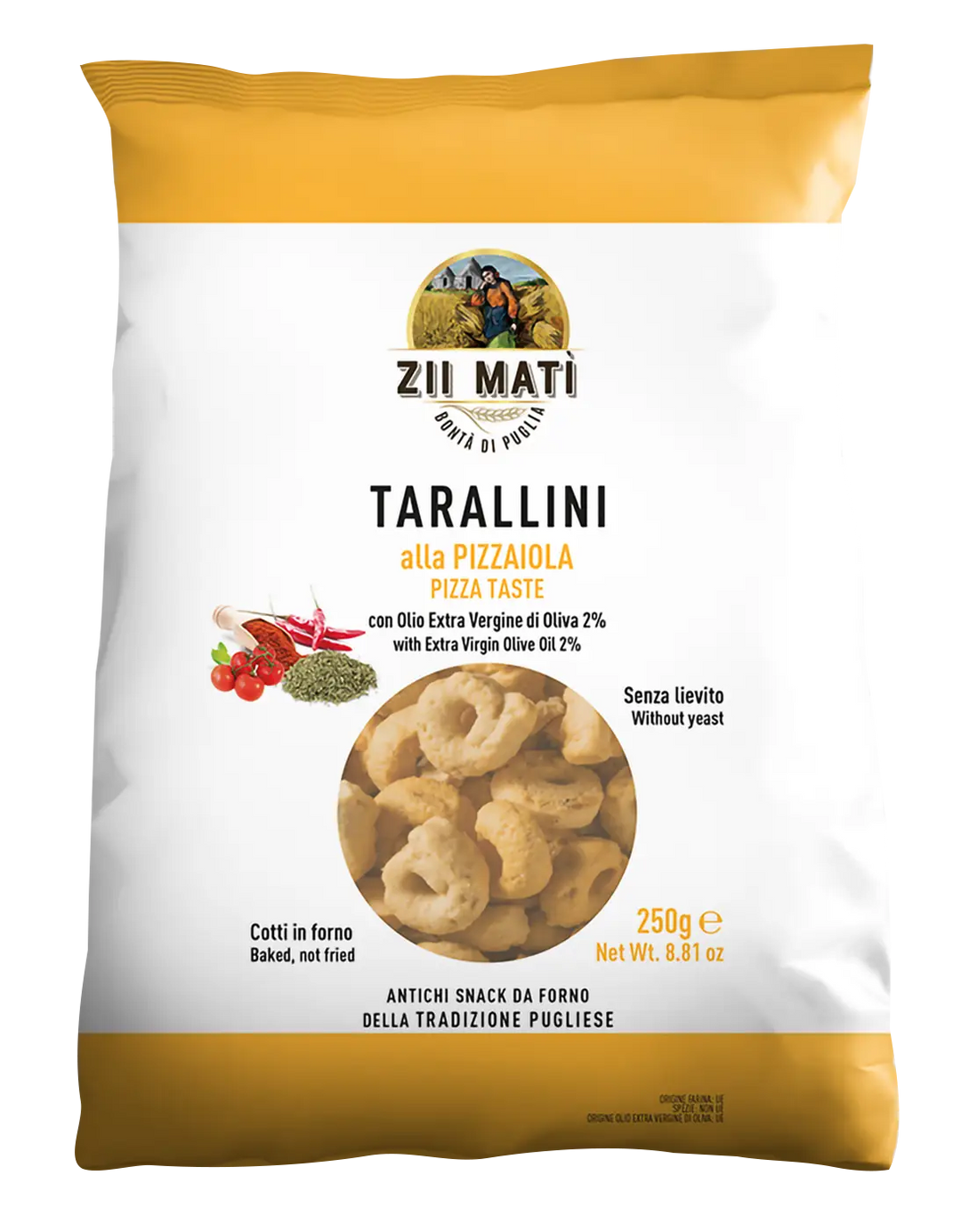 Tarallini Pizza taste - (18x250g)