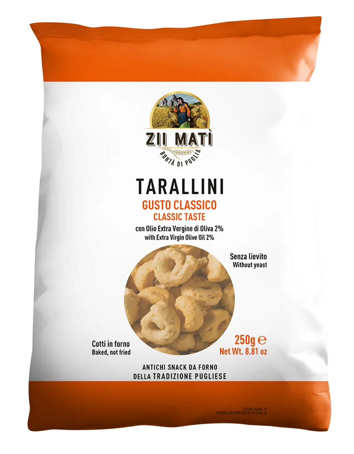 Tarallini Classic Taste - (18x250g)