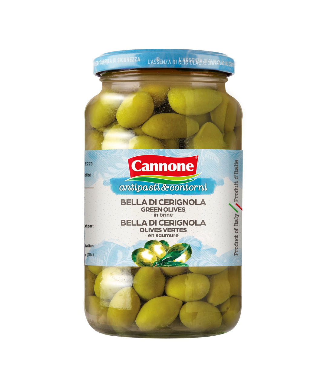 Premium Bella di Cerignola Green Olives - 580mL