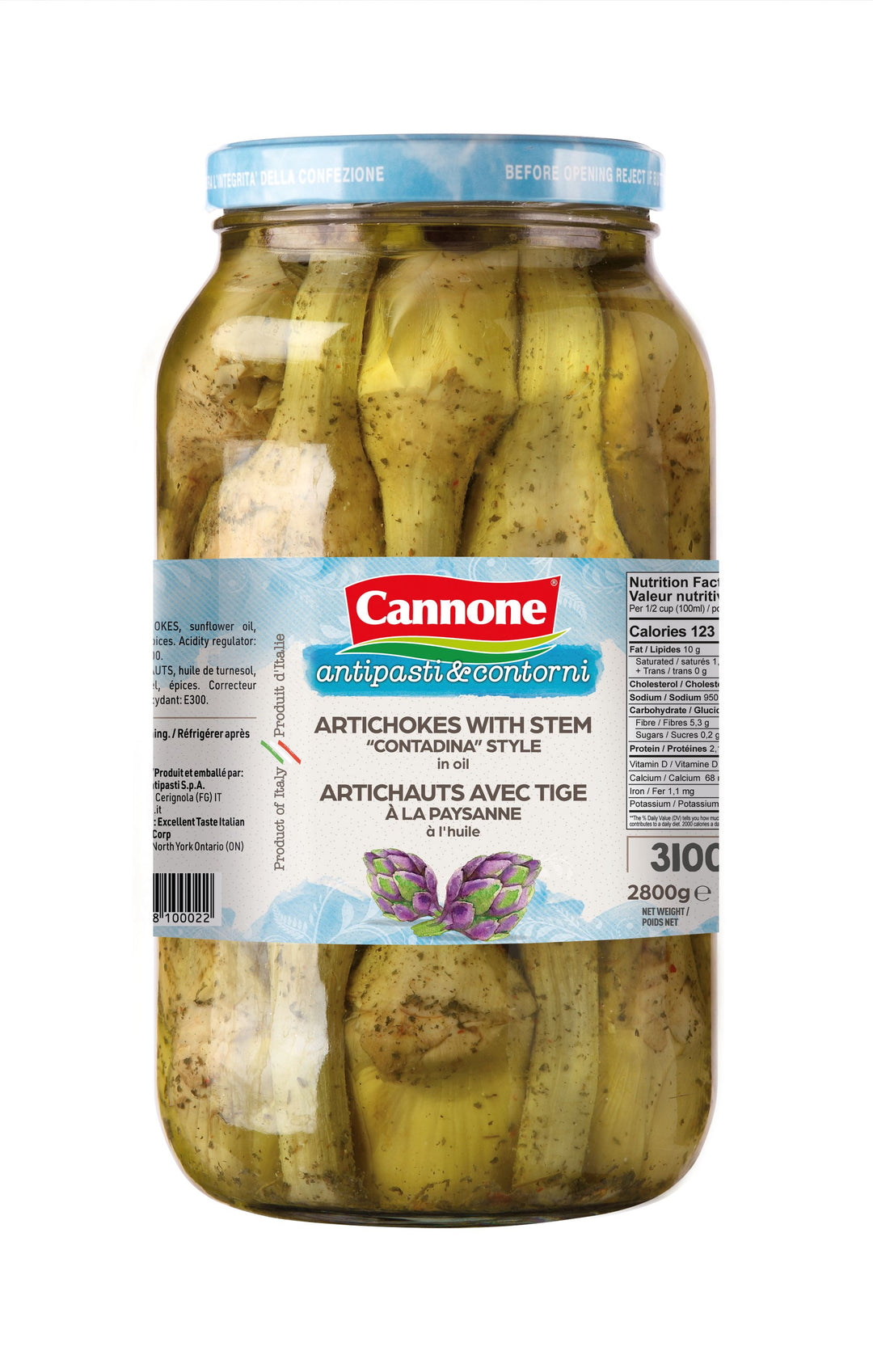 Premium Artichokes with Stem Country Style - 580mL